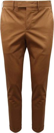 PT01 Suit Trousers, male, Brown, Size: M Master Fit Trousers