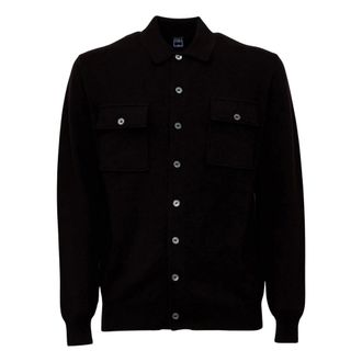 Fedeli Overshirt - Heren - Truien - Bruin - Maat: XL Kasjmier