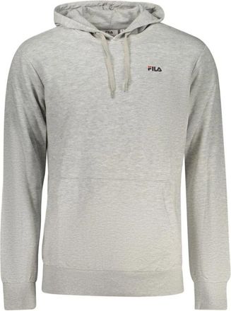 Fila Lumezzane Hooded Sweatshirt - Heren - Hoodies - Grijs - XL - Katoen - Hoodies & sweatvesten