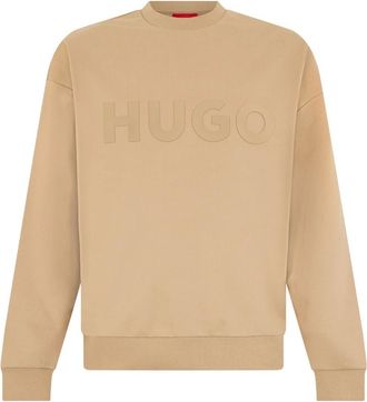 HUGO BOSS Hombre, Sudaderas, Beige, Talla: XS