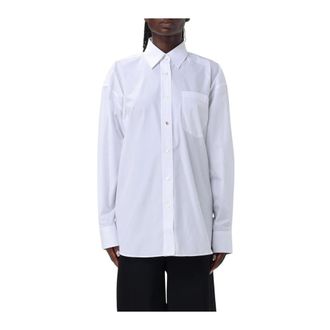Stella McCartney Stella McCartney, Shirts, female, White, Size: S Long Sleeve Button-Up Shirt