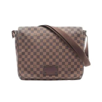 Louis Vuitton Pre-owned Cross Body Bags, male, Brown, Size: ONE SIZE Pre-owned Brooklyn GM Damier Shoulder Bag