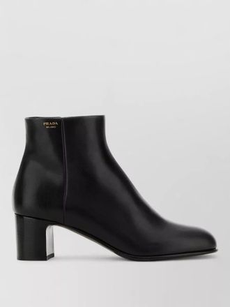 Prada leather ankle boots