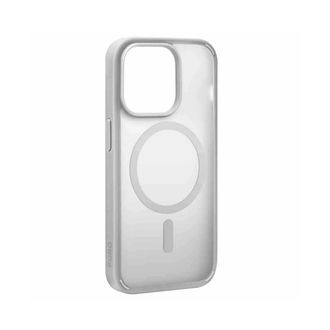 Puro Custodia In Silicone Per Iphone 15 Pro Max Con Effetto Sfumato E Magsafe - Argento