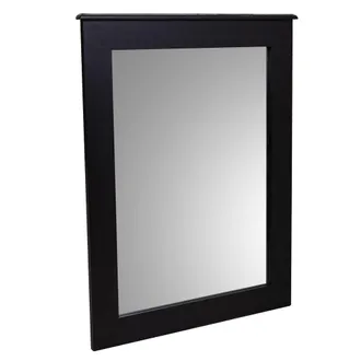Wanderlust Deco Wanderlust Deco - Espejo De Madera Negro 70x03x90