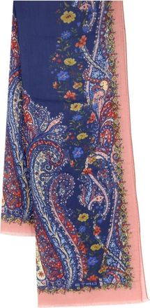 Etro Sciarpa in Cashmere Stampata - - Accessories - Donna - Multicolore - ONE SIZE