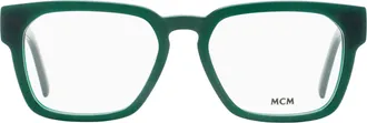 MCM MW5032 Square Keyhole Eyeglasses - Green