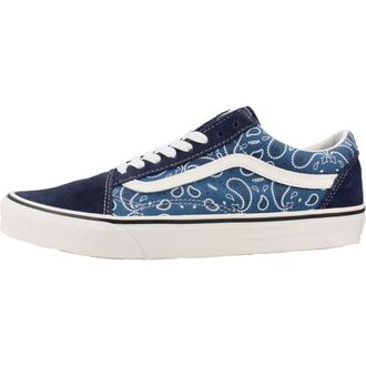 Vans Old Skool Paisley - Heren - Schoenen - Blauw - Maat: 45 EU Su&egrave;de