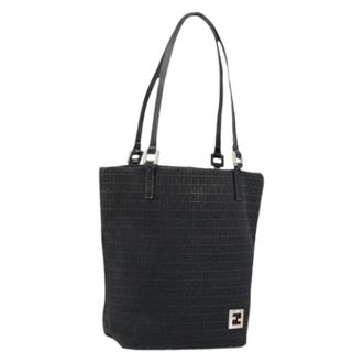 Fendi Pre-owned Tote Bags, female, Black, Size: ONE SIZE Pre-owned Vintage Hand Bag