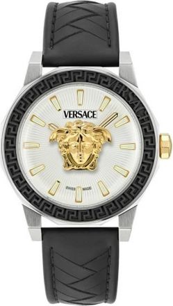 Versace Medusa Deco Quartz Silver Dial Mens Watch VE9I00124