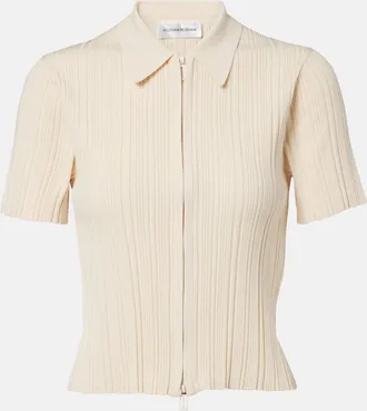 Victoria Beckham Ribbed-knit top