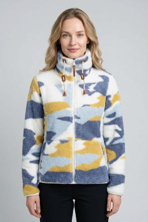 Icepeak Fleecejacke ICEPEAK ICEPEAK COLOMA, Damen, Gr. XXL, lavender, Obermaterial: 100% Polyester, Jacken Fleecejacke, f&uuml;r angenehme W&auml;rme, aus Thermal-Mater