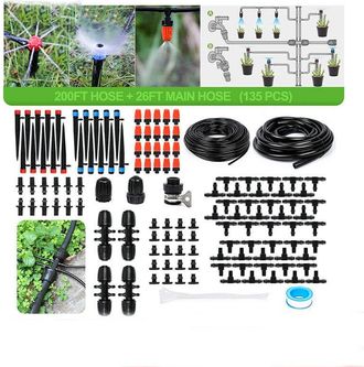 OEM Kit De Riego, Sistema De Riego De Jard&iacute;n Ajustable, Riego Autom&aacute;tico Con Curva De 360&deg;, Para Jard&iacute;n, Invernadero, C&eacute;sped Y Plantas En Maceta (30 M)