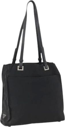 Prada Pre-owned Shoulder Bags, female, Black, Size: ONE SIZE Pre-owned Vintage Shoulder Bag