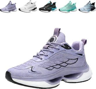 Generic Hands Free and Supportive Walking Shoes for Women, Wide Toe Lightweight Footwear, Breathable, Comfort.. (Purple,10.5)