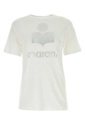 Isabel Marant White Linen Zewel T Shirt
