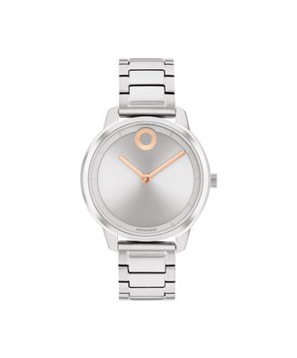 Movado Trend Element Quartz Silver Dial Ladies Watch 3600975