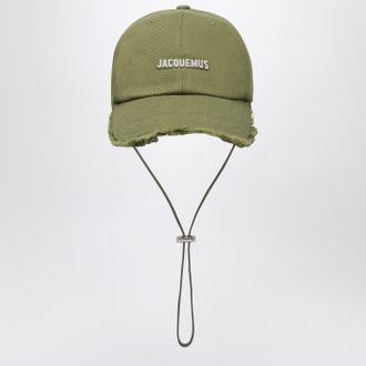 Jacquemus La Casquette Artichaut cotton cap khaki