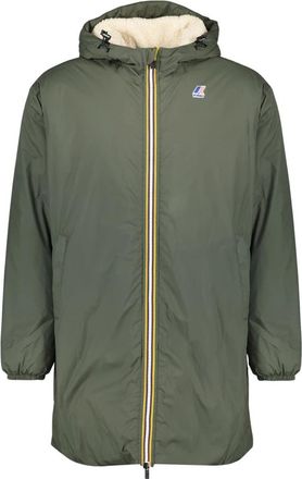 K-Way Le Vrai 4.0 Eiffel East Orsetto Parka - unisex - Winterjassen - Groen - S - Polyester - Jassen