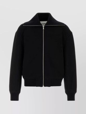 Jil Sander wool bomber jacket