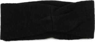 Cortana Wool Twist Detail Headband - Black
