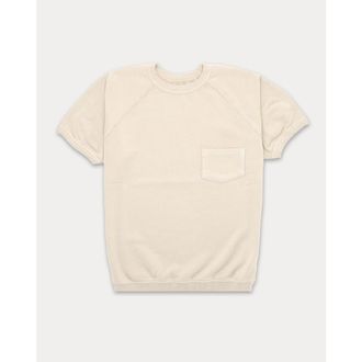 Fortela Highway Short-Sleeve Brushed Jersey Sweatshirt in Ecru at Nordstrom, Size X-Large Eu