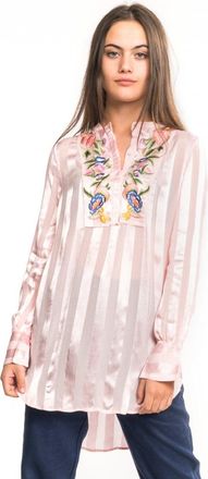 French Connection Womens Katalina Blouse in Light Pink viscose - Size X-Small