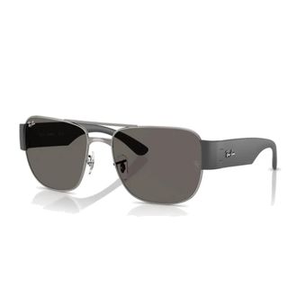 Ray-Ban Rb 3756 Zonnebril- Gunmetal Montuur- Donkergrijze Lenzen - unisex - Zonnebrillen - Grijs - 59 MM - Accessoires