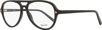 Bally Mens Pilot Eyeglasses BY5031 001 Black 57mm