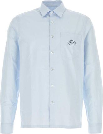 Prada Light Blue Poplin Shirt