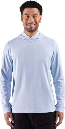 Cutter & Buck Adapt Recycled Soft Knit Stripe Mens Hooded Pullover