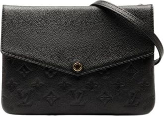 Louis Vuitton Pre-owned Cross Body Bags, female, Black, Size: ONE SIZE Pre-owned Vintage Canvas Cross Body Bag