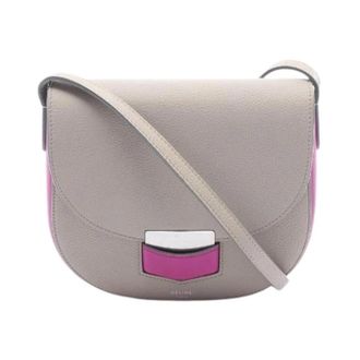 Celine Pre-owned Cross Body Bags, female, Multicolor, Size: ONE SIZE Pre-owned Trott Bicolor Shoulder Bag