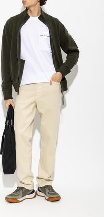 Moncler T-shirt With Pocket, Mens, White