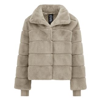 Bomboogie Mantella in ecopelliccia - - Jackets - Donna - Beige - S