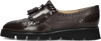 Brunate Bruine Instap Damesschoenen - Dames - Loafers - Bruin - 37 EU - Leer - Schoenen