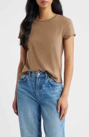 Free People Nova T-Shirt in Hot Cocoa at Nordstrom, Size X-Small