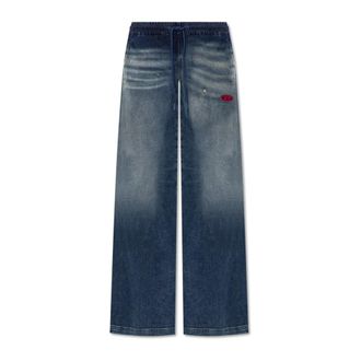Diesel Dames, Jeans, Blauw, Maat: W25 Katoen