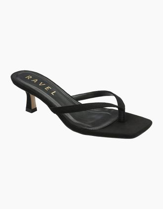 Ravel Womens Craster Womens Heeled Sandals - Black - Size: 4