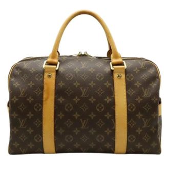 Louis Vuitton Pre-owned Handbags, female, Brown, Size: ONE SIZE Pre-owned Carryall Monogram Boston Bag