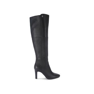 Kurt Geiger Womens Leather Kgl Panelled Knee Boots - Black - Size UK 8