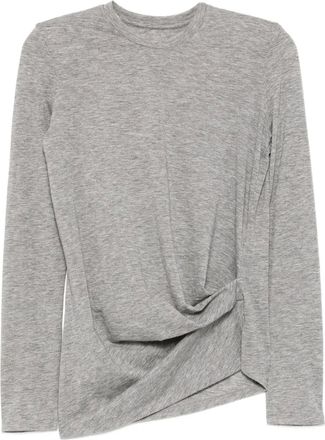 JNBY T-shirt drappeggiata - Grigio