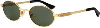 Bottega Veneta Bv1470S Sunglasses - unisex - Bottega Veneta - Sunglasses - Yellow - 52 MM - Accessories