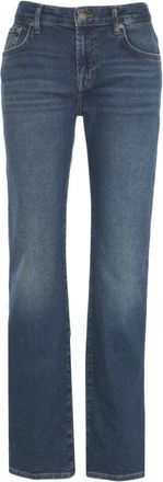 7 For All Mankind Straight Fit Jeans, female, Blue, W29, Calie Jeans