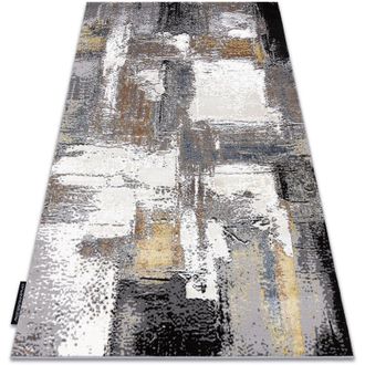 RugsX Rugsx - Alfombra De Luxe Moderna 633 Abstracci&oacute;n - Structural Crema / Oro Beige 140x190 Cm
