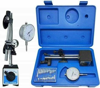 OEM Indicador De Prueba De Cuadrante Con Base Magn&eacute;tica, 0-10 Mm, Precisi&oacute;n De 0,01 Mm, Juego De Herramientas De Medici&oacute;n De Comprobador De Brazo Ajustabl
