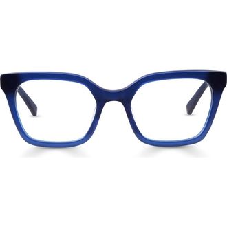 Eyebobs Overlook 50mm Cat Eye Readers in Midnight Blue Crystal at Nordstrom, Size +2.00