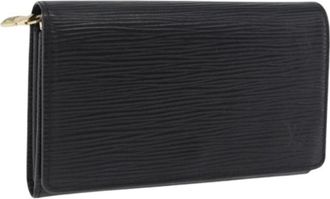 Louis Vuitton Pre-owned Vintage Epi Leather Wallet - Dames - Vintage Accessoires - Zwart - ONE Size - Vintage