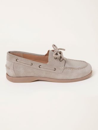 Fat Face FatFace Stone Suede Boat Shoe Flat