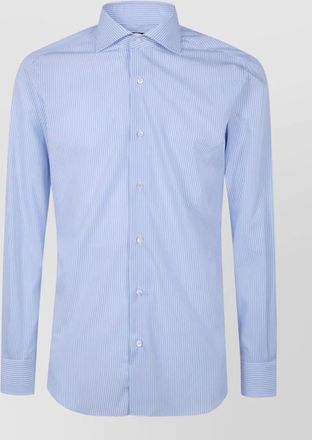 Barba cotton poplin shirt